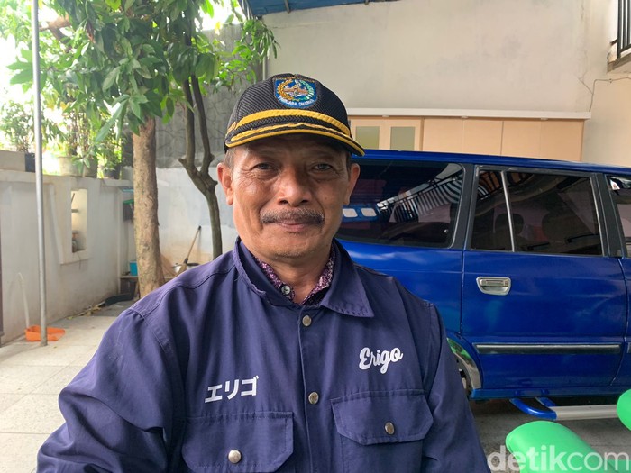 Ketua RW06, Kompleks Marinir, Kelurahan Rangkapan Jaya Baru, Kecamatan Pancoran Mas, Depok, Isnantoro. (Mulia Budi/detikcom)