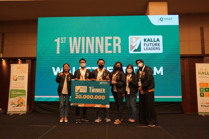 Pemenang Kalla Future Leaders 2022 diraih oleh Wallstreet Team dari Universitas Indonesia