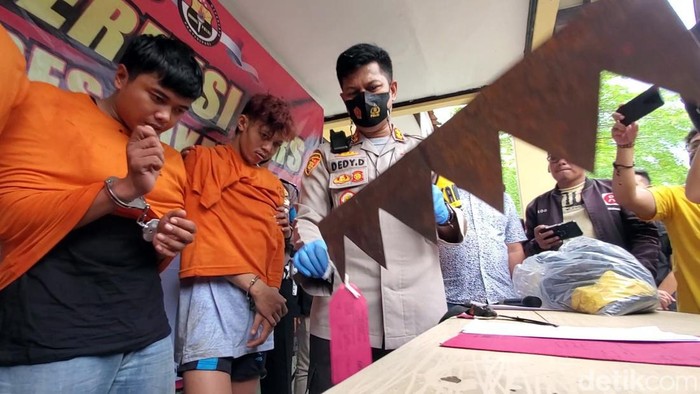 Penampakan Gosir yang digunakan pelaku menghabisi nyawa Aray