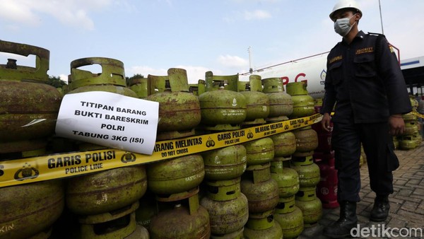 Gas Oplosan Bersubsidi di Jaktim Digerebek Polisi