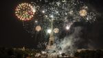 Potret Kemeriahan Pesta Kembang Api di Perayaan Bastille Day Prancis