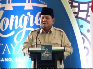 Hadiri Fatayat NU, Prabowo Grogi Banyak Emak-emak