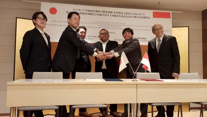 Direktorat Jenderal Pembinaan Pelatihan Vokasi dan Produktivitas (Binalavotas) Kemnaker terus mendorong kerjasama perluasan kesempatan magang ke luar negeri. Ini salah satunya.