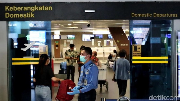 Suasana di Bandara Husein Sastranegara Bandung.