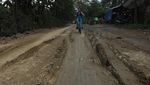 Penampakan Jalan di Klaten yang Rusak Imbas Proyek Tol Solo-Jogja