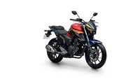 Yamaha FZ25 Thor hadir dengan warna merah dan biru serta grafik terinspirasi dari perisai God of Thunder.  Foto: Dok. Yamaha Brazil