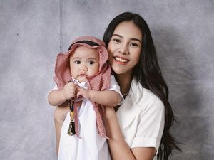 7 Foto Gemas Anya Geraldine Pangku Rayyanza Cipung yang Jadi Pangeran Arab