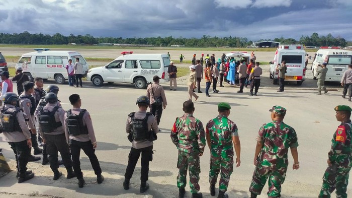 Aparat disiagakan untuk proses evaluasi korban serangan KKB Papua.