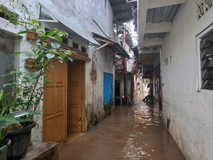 Banjir di Bidara Cina, Jaktim (Anggi-detikcom)