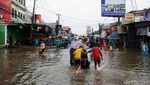 Banjir Rendam Jalan Hasyim Ashari Ciledug