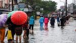 Banjir Rendam Jalan Hasyim Ashari Ciledug