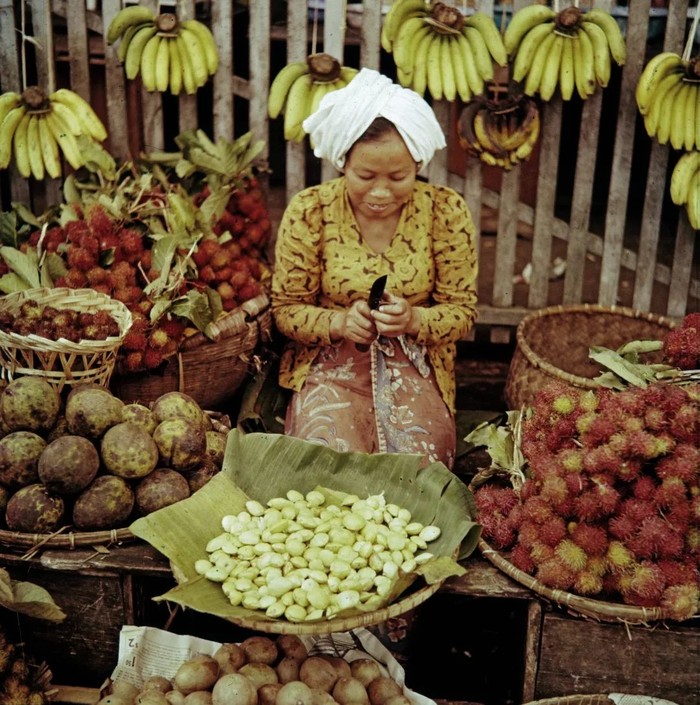 Foto jadul pasar tradisional