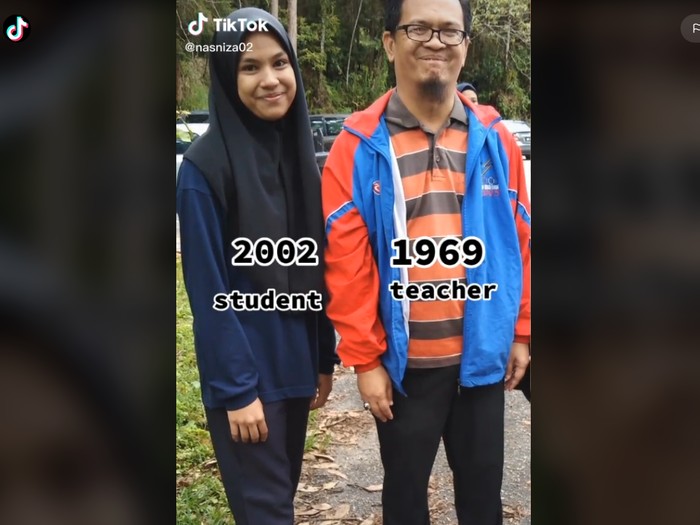 Foto pasangan Zulkarnain dan Nurasniza Musmulyadi. Foto pasangan Zulkarnain dan Nurasniza Musmulyadi, viral di media sosial.
