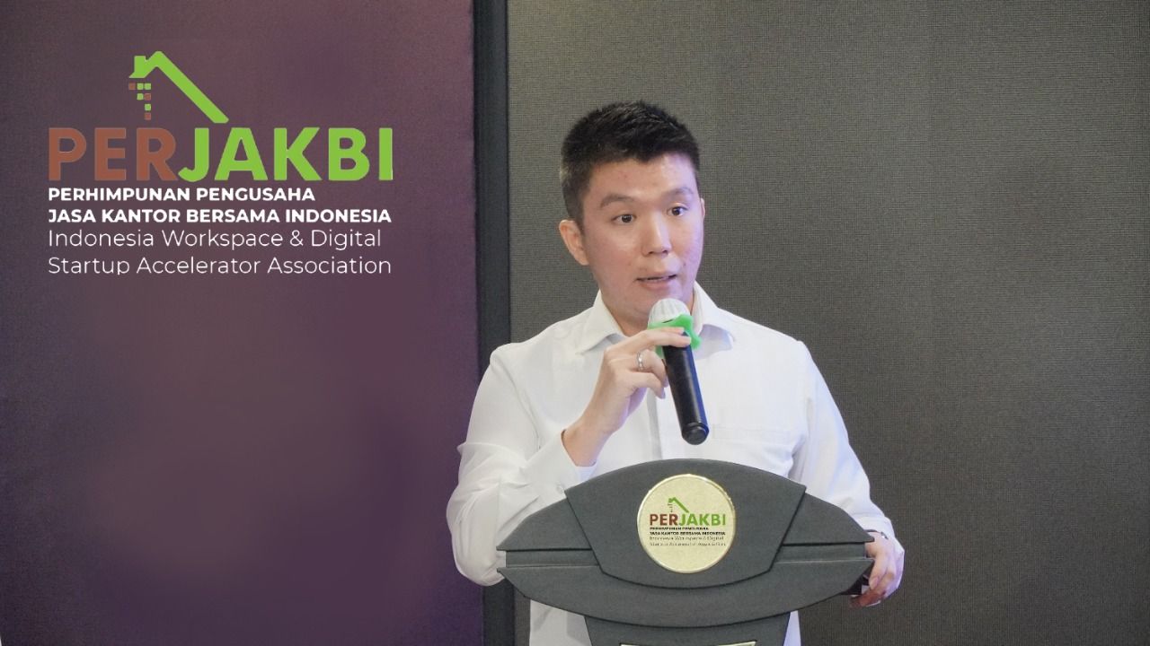 Ketua Perhimpunan Pengusaha Jasa Kantor Bersama Indonesia atau Indonesia Workspace & Digital Accelerator Association (PERJAKBI), Anthony Leong.