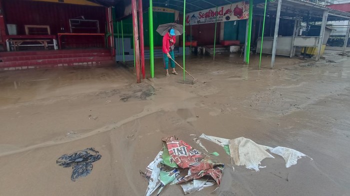 Kondisi terkini permukiman Villa Nusa Indah Bekasi, Sabtu (16/7/2022) pagi.