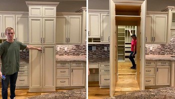 Kirain lemari buat peralatan makan. Foto: (Bored Panda).