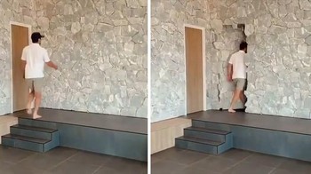 Lho, kirain pintunya yang warna cokelat itu. Foto: (Bored Panda).