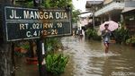 Penampakan Terkini Banjir yang Rendam Ciledug Indah