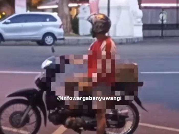 Viral pria onani di depan Pendopo Banyuwangi