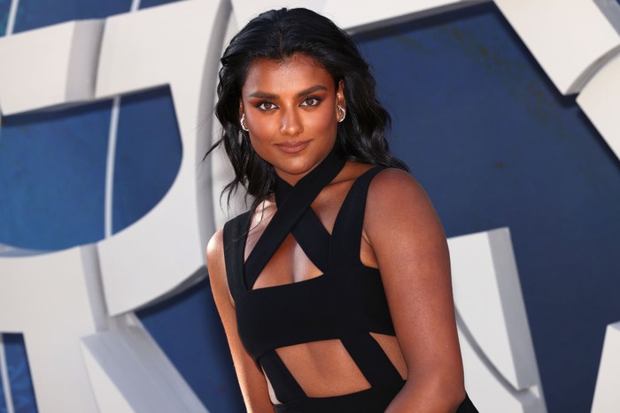 HOLLYWOOD, CALIFORNIA - JULY 13: Simone Ashley attends the world premiere of Netflix's 