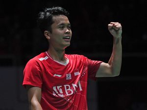 Denmark Open 2022: Anthony Ginting Cuma Bisa Lawan Axelsen di Final