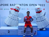2 Tahun Puasa Gelar,  Anthony Ginting Kembali Juarai Turnamen