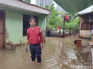 Kembangan Utara Banjir Setahun 4 Kali, Turap Kali Angke Hulu Dinanti
