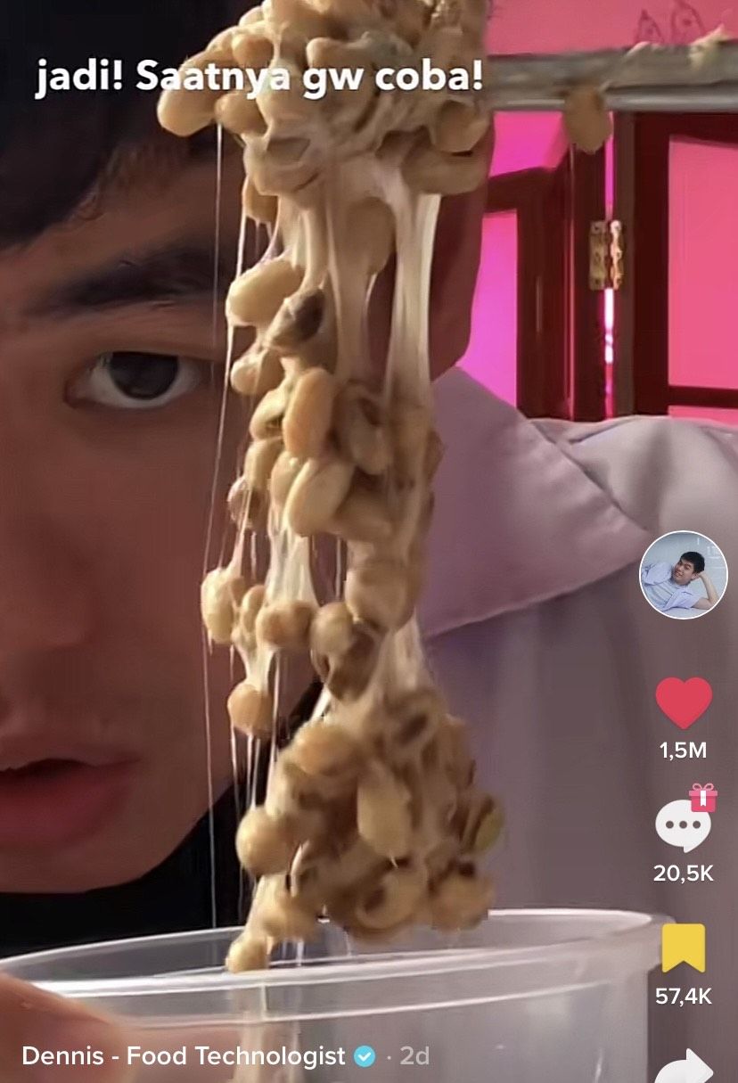 TikToker bagikan cara membuat natto