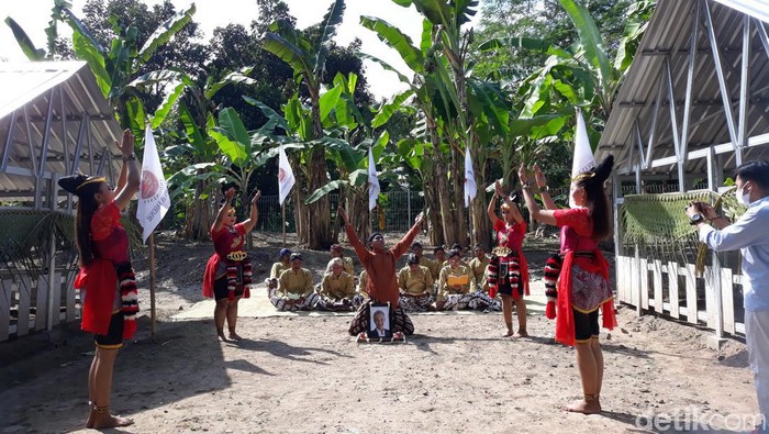 Deklarasi dukung Ganjar Pranowo capres 2024 di Pleret, Bantul, DIY, Minggu (17/7/2022).