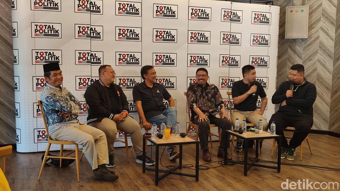 Diskusi acara Total Politik (Wilda Hayatun Nufus/detikcom)