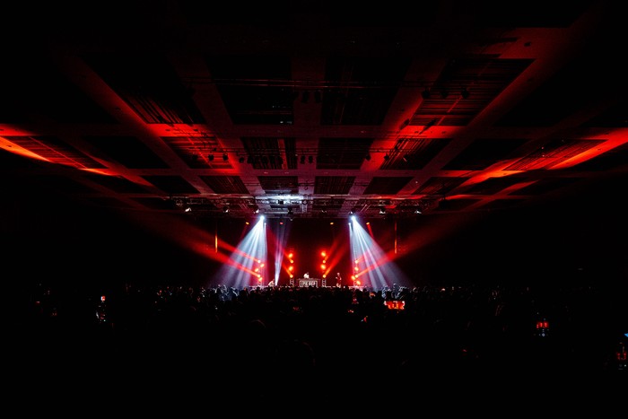 Konser EPIK HIGH IS HERE IN JAKARTA digelar Sabtu (16/7/2022) di The Kasablanka Hall, Mal Kota Kasablanka, Jakarta Selatan.