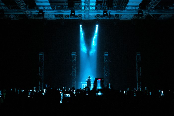 Konser EPIK HIGH IS HERE IN JAKARTA digelar Sabtu (16/7/2022) di The Kasablanka Hall, Mal Kota Kasablanka, Jakarta Selatan.