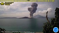 Gunung Anak Krakatau Erupsi, Warga Diminta Jauhi Radius 5 Km