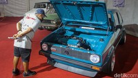 Mobil yang dipamerkan produksi lintas tahun mulai dari medio 1950 hingga kisaran 1990-an. Foto: Pius Erlangga/detikJateng