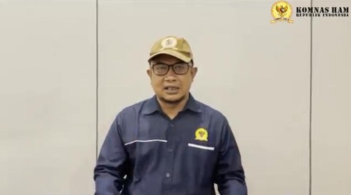 Komisioner Komnas HAM Choirul Anam (Tangkapan layar video)