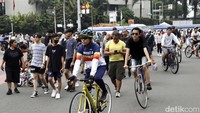 Meski demikian, warga DKI tetap antusias berolahraga.