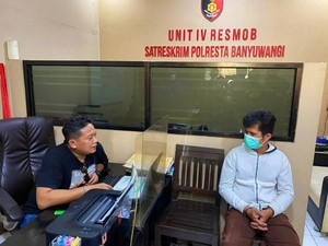 Terungkap Alasan Pria Onani di Depan Pendopo Banyuwangi Kabur ke Bali