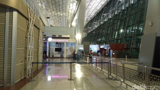 Pusat informasi turis di Terminal 3 Bandara Soekarno-Hatta