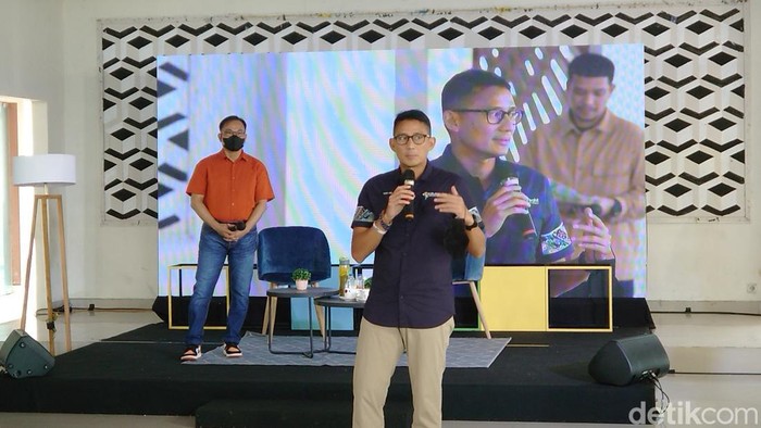 Sandiaga Uno di Cilegon