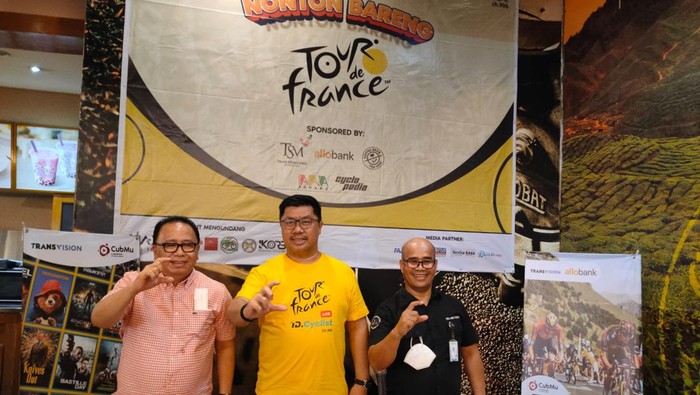 Transvision mengajak nobar Tour de France bisa aplikasi Cubmu