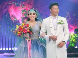 7 Potret Via Vallen Menikah Bak di Negeri Dongeng, Gayanya Curi Atensi