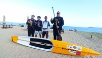 Raihan ini ditorehkan oleh Lukas dengan perjuangan keras dan juga air mata. Bahkan ia sempat menangis saat menemui arus kencang di tengah laut.