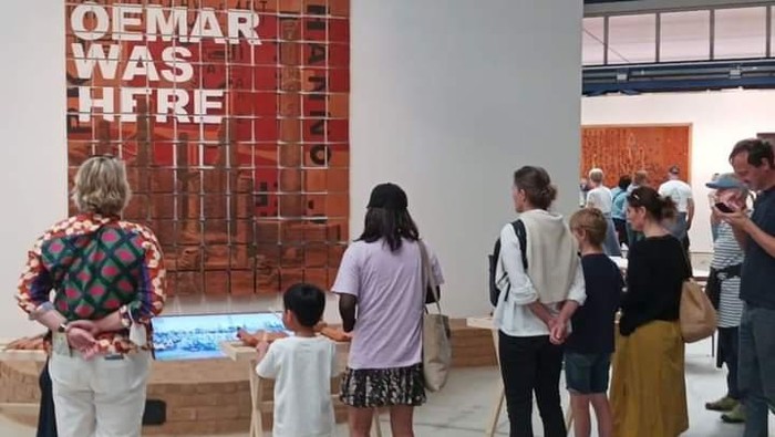 Karya seni tentang tokoh di balik Genteng Jatiwangi mejeng di Jerman