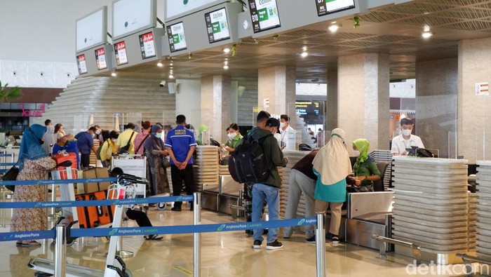 Kondisi bandara YIA, Kulon Progo, DIY, Senin (18/7/2022)