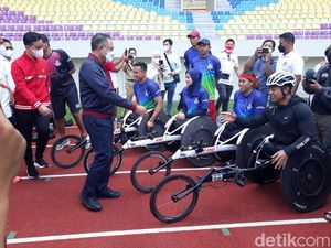 Menpora-Gibran Tinjau Venue Para Games di Solo, Akan Tambah Lintasan Atletik