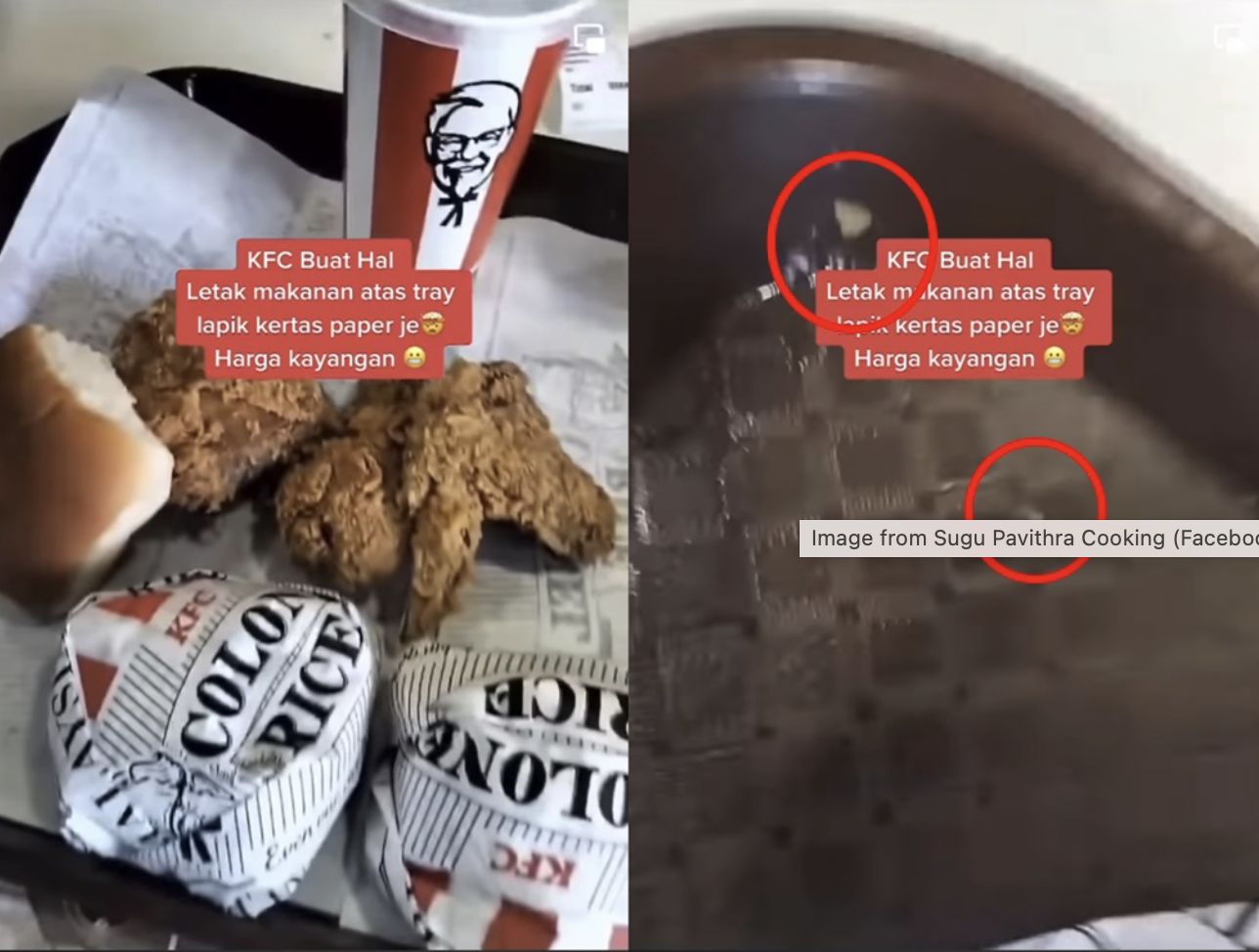 Pembeli KFC Ini Ngamuk Gegara Fried Chicken Ditaruh di Atas Kertas