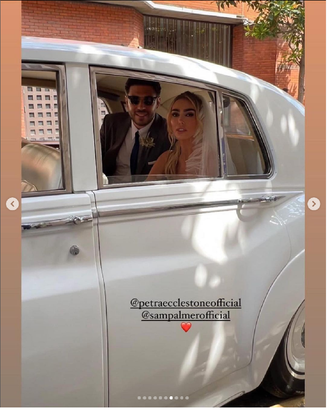 Petra Ecclestone dan Sam Palmer dalam kesehariannya tinggal di Los Angeles. Mereka menetap di rumah yang nilainya ditaksi sekitar Rp 2,5 triliun. Khusus untuk pernikahan mereka terbang ke London. Foto: Dok. Instagram Petra Ecclestone