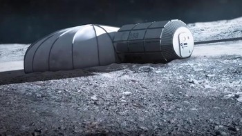 Beginilah mungkin wujud tempat tinggal pertama bagi manusia di Bulan. Foto: ESA