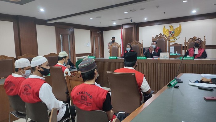 Sidang pengeroyok Ade Armando di PN Jakarta Pusat (Wilda/detikcom)