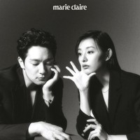 Dalam sesi wawancara, Son Suk Ku mengungkapkan perasaannya setelah membintangi My Liberation Notes. Ia memiliki banyak indah bersama Kim Ji Won dan ingin melakukan pemotretan bersama. Foto: dok. Marie Claire